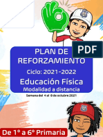 Plan de Reforzamiento Ciclo 2021-2022 (Semana Del 04 Al 08 de Octubre)