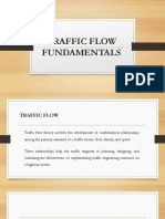 3.1 Traffic Flow Fundamentals