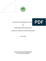 Financial Statements Analysis OF Companies (Non-Financial) Listed at Pakistan Stock Exchange