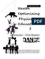 H Ealth O Ptimizing P Hysical E Ducation: 1 Semester - First Quarter