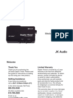 JK Audio Daptor Three User Guide