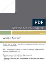 Stress Management: It's Not Stress That Kills Us, It's Our Reaction To It. Hans Selye