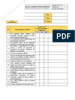 Check List Taladro Pedestal