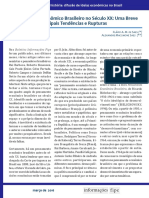 O Pensamento Econômico Brasileiro No Século XX - Uma Breve Nota Sobre As Principais Tendências e Rupturas