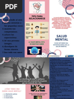 Folleto de Salud Mental