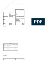 Correlations: Correlations /variables BB HB /print Twotail Nosig /missing Pairwise