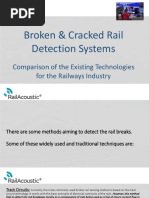 Comparison of The Broken Rail Detection Systems