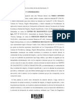 Sentencia Primera RIT O 332 2019 DESPIDO REDSALUD PRIMERA