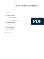 4 Intraoral Radiographic Techniques