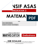 Dwibahasa - Modul Latihan Asas Persediaan Maths Tingkatan 3