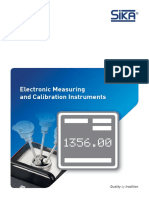 Sika Pressure Calibration Catalog