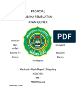 Proposal Usaha Boga Kelompok 4