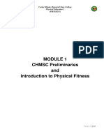 CHMSC Preliminaries and Introduction To Physical Fitness