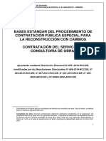 Bases Estándar Del Procedimiento de Contratación Pública Especial para La Reconstrucción Con Cambios Contratación Del Servicio de Consultoría de Obra