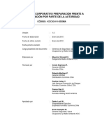 Estándar Corporativo N°11 Preparación Frente A Fiscalizaciiones