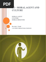 3 - Moral Agent and Culture