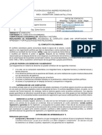 Guía #3 Catedra de La Paz y Cívica 9° Grado