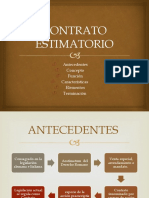 Contrato Estimatorio y de Deposito