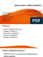 (Carrier Sense Multiple Access / Collision Detection) : Csma/Cd