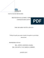 Prevención de Alcohol y Drogas en El Contexto Educativo