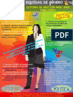 Poster Equidad de Genero Sistema de Gestion Meg