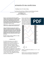 Informe Ondas Estacionarias en Una Cuerda Tensa - Grupo 1