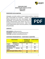 Reta Final Pmce - Mã - Dulo I - Organizaã - Ã - o Administrativa - Aluno