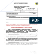 GUIA 3 Problemas de Sustración y Adición