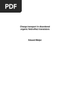 Charge Transport in Disordered Organic Field Effect Transistors