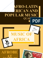 Grade 10-Afro-Latin American Music (2ndQ)