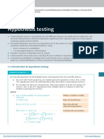 1.1 Introduction To Hypothesis Testing