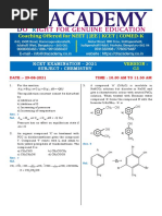 Chemistry Kcet 2021