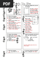 Verb To Be Workshop 1