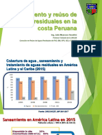 Presentacion Del Ing. Julio Moscoso Sobre Tratamiento y Uso de Aguas Residuales