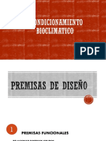 Acondicionamiento Biocimatico - Premisas, Criterios y Las Estrategias