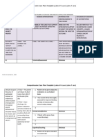 Comprehensive Care Plan Template