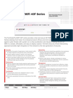 Fortigate Fortiwifi 40F Series: Data Sheet