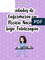 Cuidados de Enfermería Del Recien Nacido Bajo Fototerapia