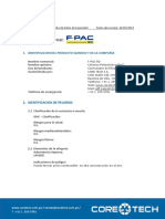 MSDS - Coretech - F-Pac - RD