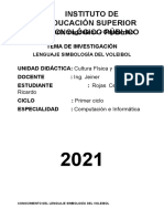 Conocimiento Del Lenguaje Simbología Del Voleibol