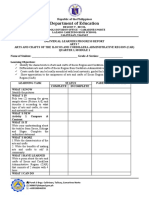 Grade 7-Q1-Arts-Learners Progress Report