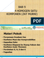 Sistem Homogen 1 Komponen (Zat Murni)