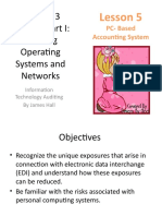 Lesson C - 4 Ch03 Auditing PC-Based Accounting Systems