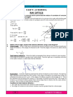 Ray Optics: Saq'S (4 Marks)