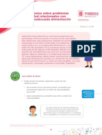 1 - Leo Textos Sobre Problemas de Salud Relacionados Con Una Inadecuada Alimentación