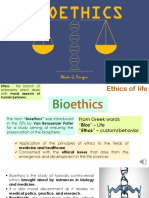 Bioethics: Rhoda G. Pangan