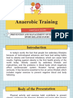 Anaerobic Training: Prevention and Management of Exercise and Sport-Related Injury