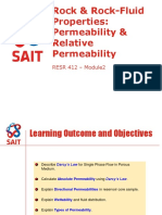 Rock & Rock-Fluid Properties: Permeability & Relative Permeability