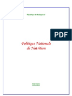 Politique Nationale de Nutrition (2004)