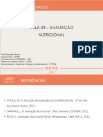 Aula 03 Avaliacao Nutricional